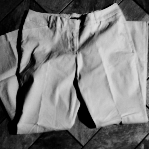 White lounge pants. Tie at waist. - Picture 3 of 3